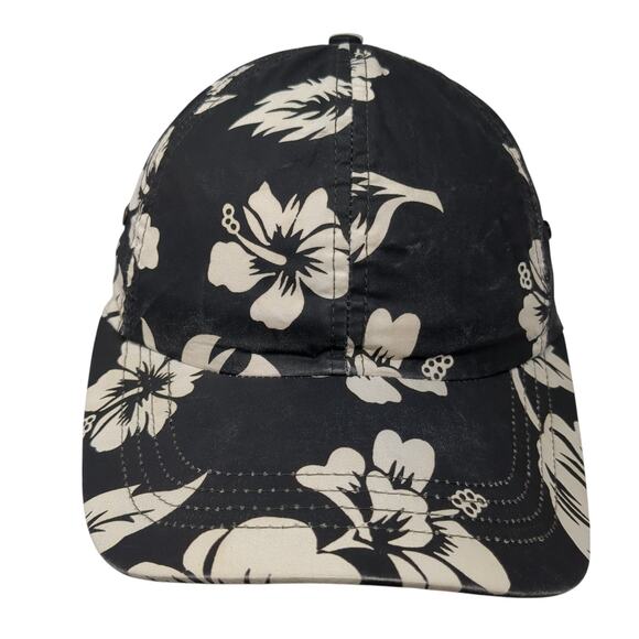 Ha Strapback Baseball Cap Multicolor One Size Adjustable Floral Print 6 Panel - Picture 1 of 9